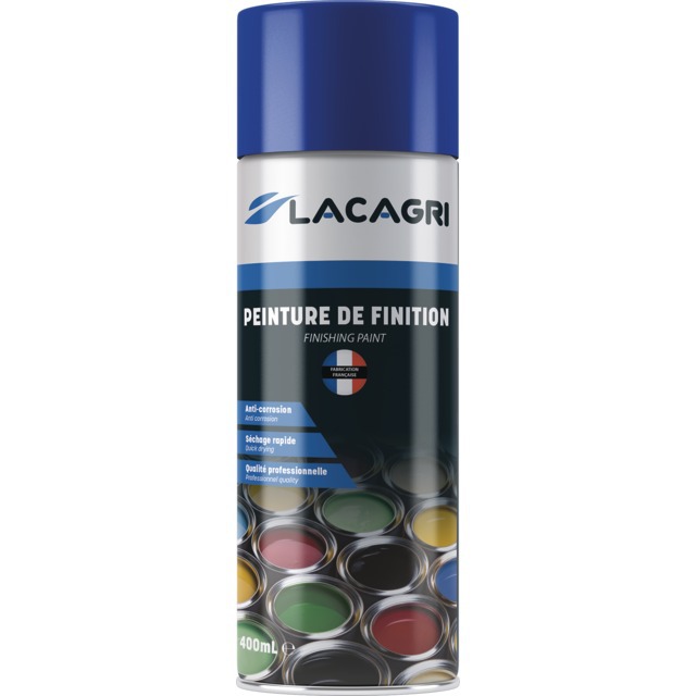 Peinture de Finition Bleu Metal Power NEW Holland Aerosol 400ML Lacagri référence fournisseur 1679729